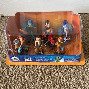 Disney Luca Action Figure Set - Blue, Red, Brown